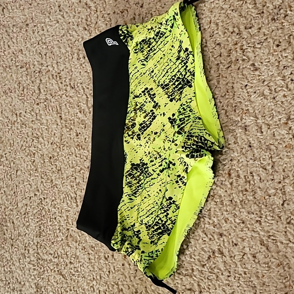 Pink workout booty shorts/swim bottoms